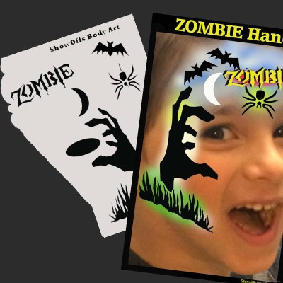 Show Off Stencil Zombie Hand Show Off Stencil Zombie Hand